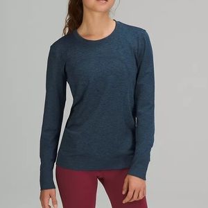 Swiftly Relaxed-Fit Long Sleeve Shirt - Navy Blue